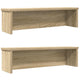 VidaXL Küchenregale stapelbar 2 Stück 50x15x16 cm Sonoma-Eiche-farbig