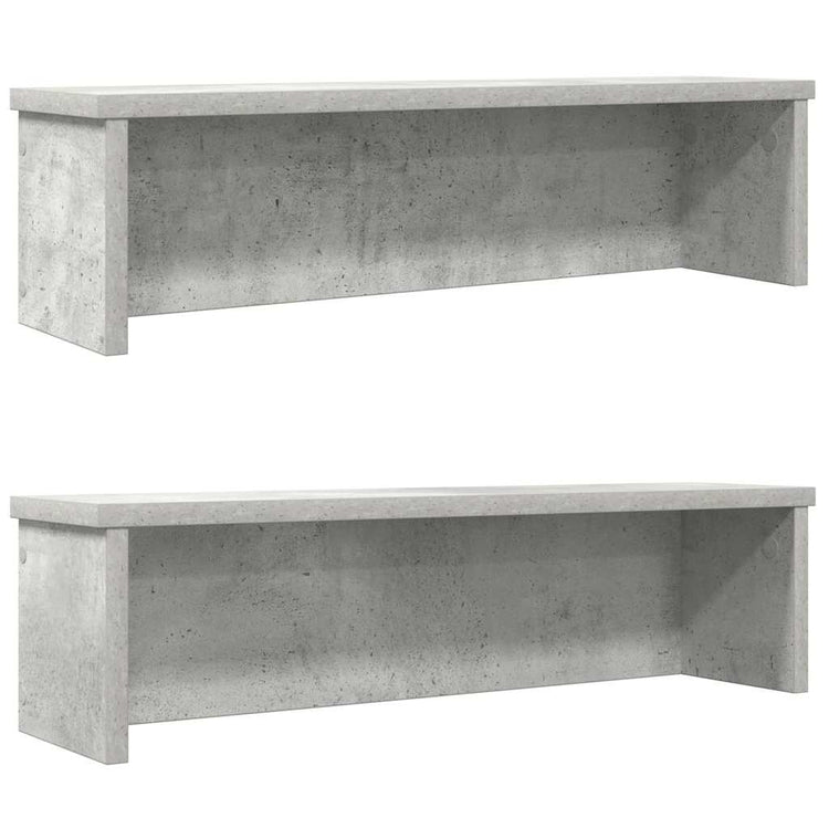 Vidaxx Küchenregale stapelbar 2 Stück 50x15x16 cm betongrau