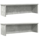 Vidaxx Küchenregale stapelbar 2 Stück 50x15x16 cm betongrau