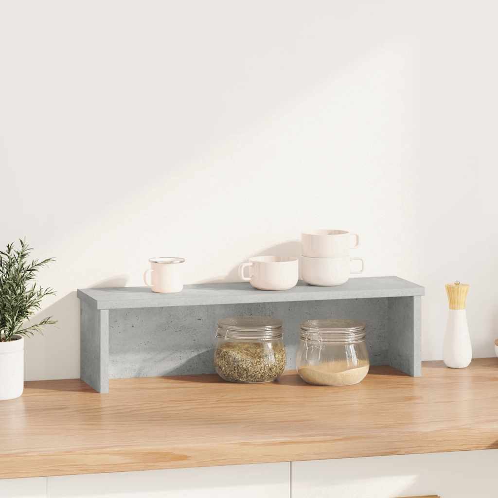 Vidaxl Kitchen Rack Stapelbar 60x15x16 cm verarbeiteter Holzbetonpreis