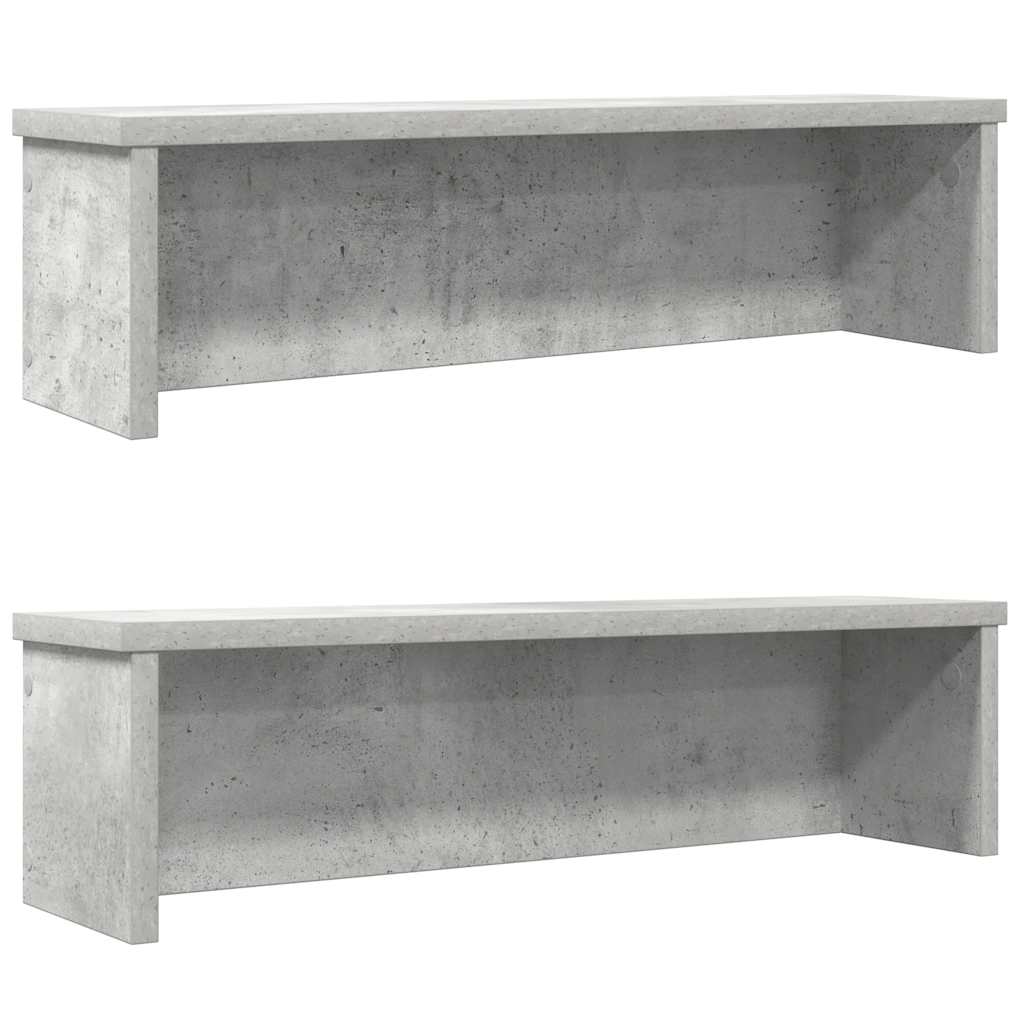 Vidaxl Kitchen Racks Stapelbar 2 PCs 60x15x16 cm Betonpreis