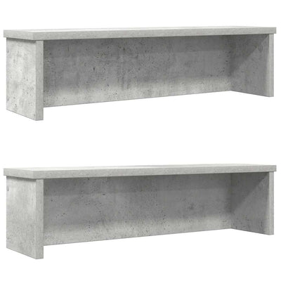 Vidaxl Kitchen Racks Stapelbar 2 PCs 60x15x16 cm Betonpreis