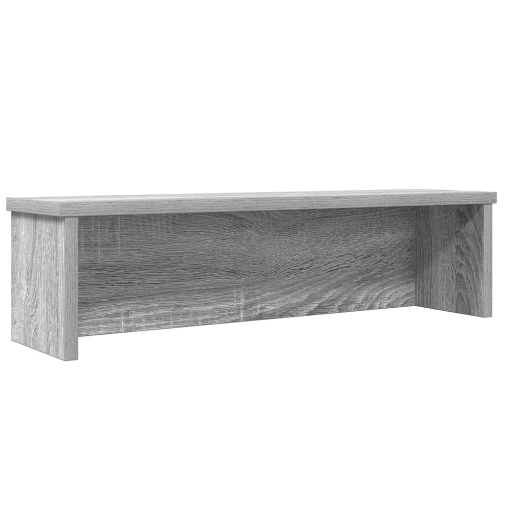 Vidaxl Kitchen Rack Stapelbar 60x15x16cm verarbeitetes Holzgrau Sonoma Oak