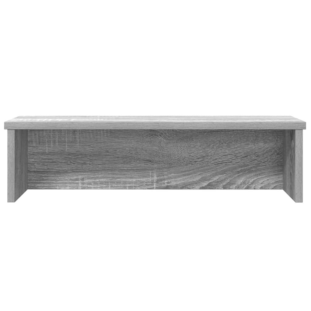 Vidaxl Kitchen Racks Stapelbar 2 PCs 60x15x16 cm graue Sonoma -Eiche