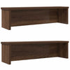 Vidaxl Kitchen Racks Stapelbar 2 PCs 60x15x16 cm Braune Eiche Farbe