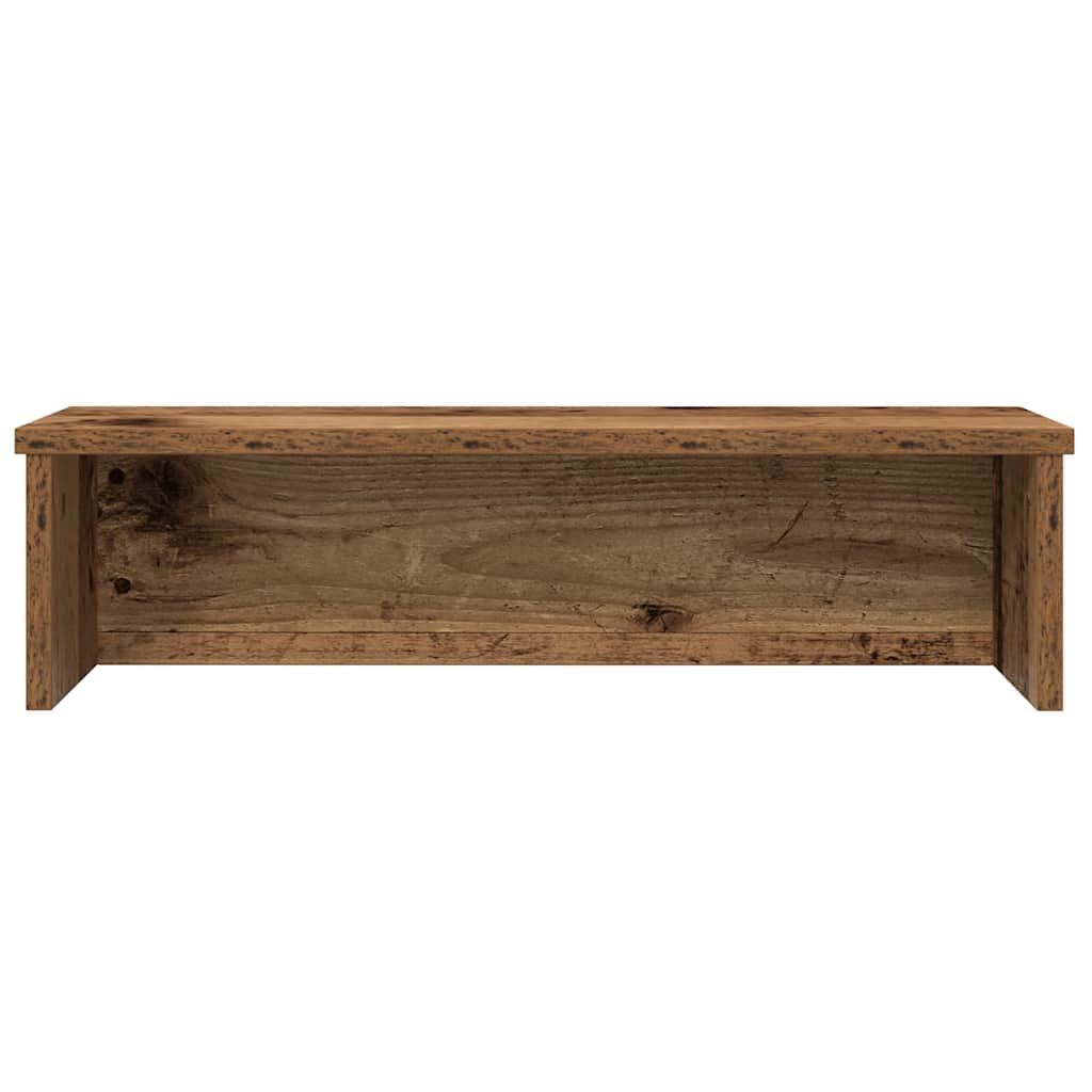 Vidaxl Kitchen Rack Stapelbar 60x15x16 cm verarbeitetes Holz altes Holzfarbe