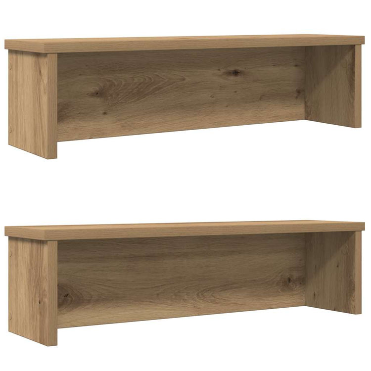 Vidaxl Kitchen Racks Stapelbar 2 PCs 60x15x16 cm Artisanal Eiche Farbe