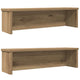 Vidaxl Kitchen Racks Stapelbar 2 PCs 60x15x16 cm Artisanal Eiche Farbe