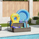Vidaxx Aufbewahrungstasche für den Pool, grau, 110x100x57 cm, Polyrattan