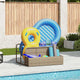 Vidaxx Aufbewahrungstasche für den Pool, beige, 110x100x57 cm, Polyrattan