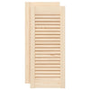 Vidaxx Schranktüren mit Lamellen 2 Stück 69x29,5 cm massives Kiefernholz