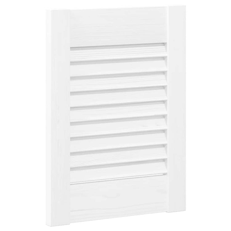 Vidaxxl Schranktür-Lamellendesign 39,5x29,5 cm weiß