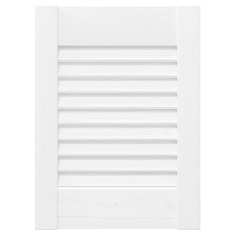 Vidaxxl Schranktür-Lamellendesign 39,5x29,5 cm weiß