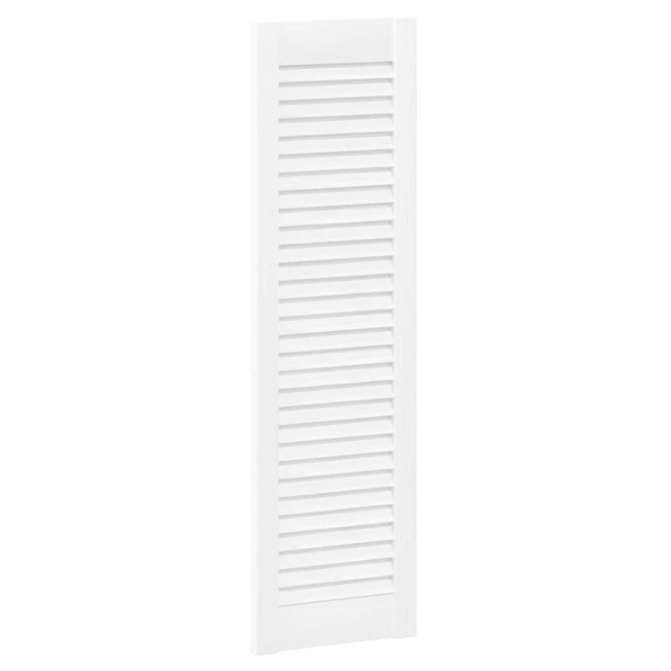 Vidaxxl Schranktüren Lamellendesign 2 Stück 99x29,5 cm weiß