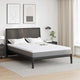 Vidaxxl Matratzenauflage weiß 140 x 200 cm Jacquardstoff