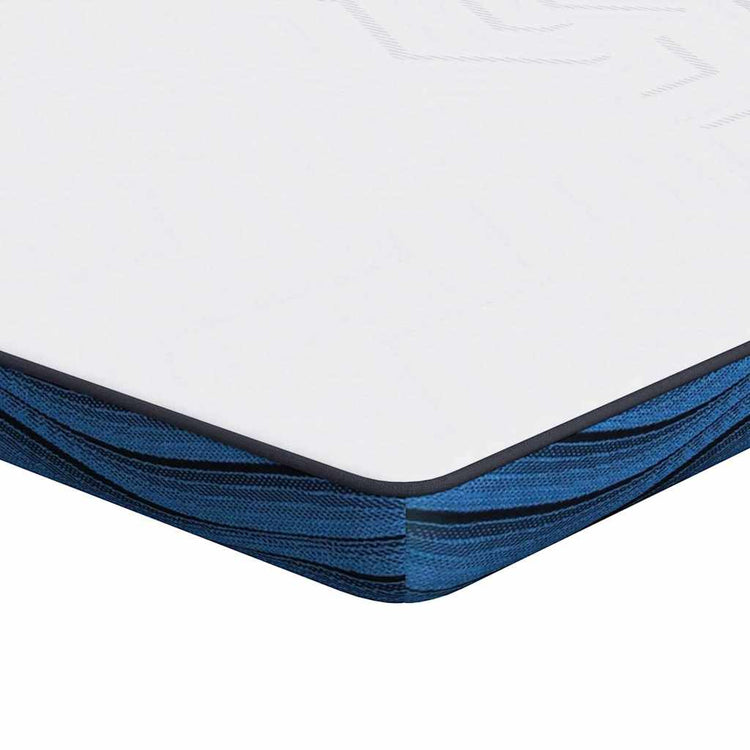 Vidaxxl Matratzenauflage weiß 160 x 200 cm Jacquardstoff