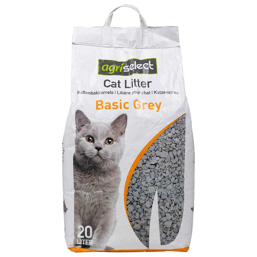 VidaXL Katzenstreu mit Babypuderduft Bentonit 20l