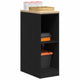 Vidaxx Garagenschrank 30x51x85 cm massives Kiefernholz schwarz