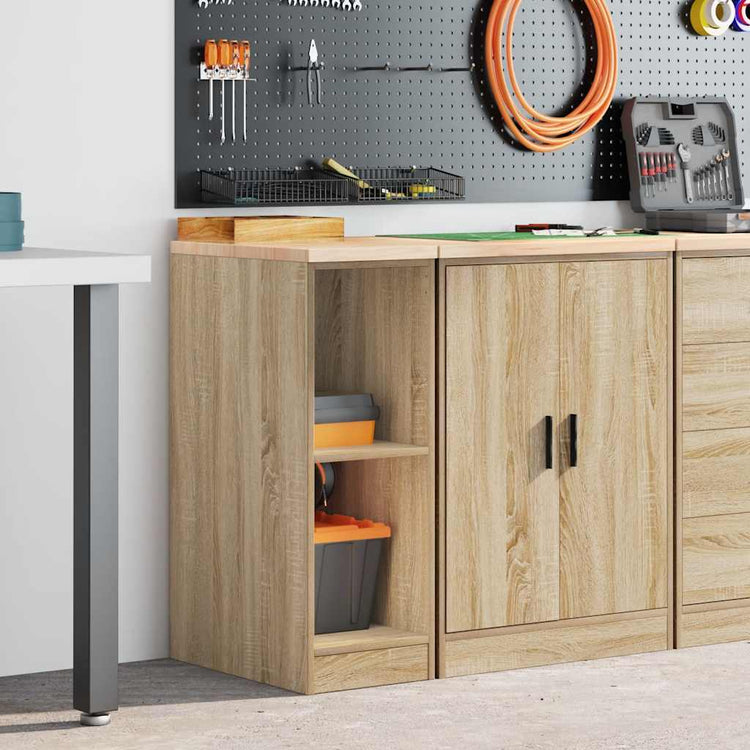 Vidaxx Garagenschrank 30x51x85 cm massives Kiefernholz Sonoma-Eiche farbig