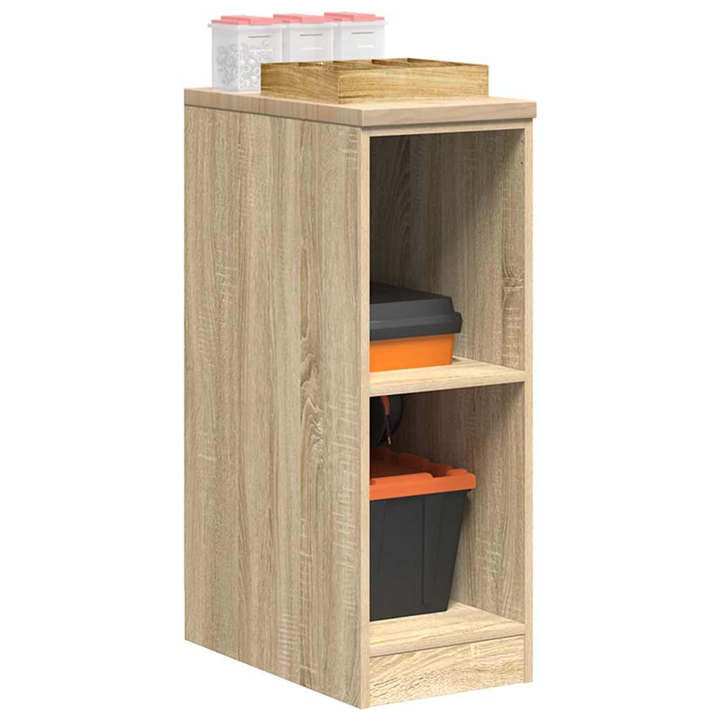 Vidaxx Garagenschrank 30x51x85 cm massives Kiefernholz Sonoma-Eiche farbig