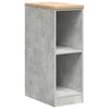 Vidaxx Garagenschrank 30x51x85 cm massives Kiefernholz betongrau
