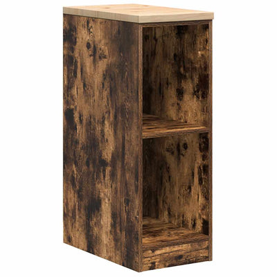 Vidaxx Garagenschrank 30x51x85 cm massives Kiefernholz, geräucherte Eiche