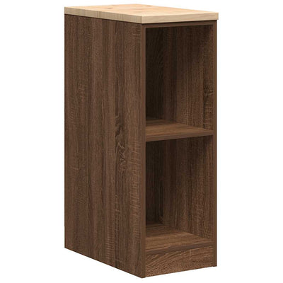 Vidaxx Garagenschrank 30x51x85 cm massives Kiefernholz, braune Eiche