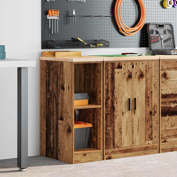 Vidaxx Garagenschrank 30x51x85 cm massives Kiefernholz Altholz