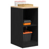 Vidaxx Garagenschrank 40x51x85 cm massives Kiefernholz schwarz