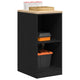 Vidaxx Garagenschrank 40x51x85 cm massives Kiefernholz schwarz
