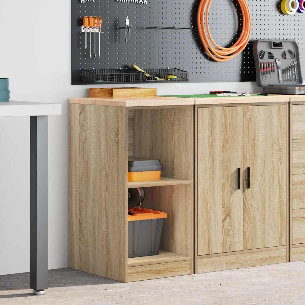 Vidaxx Garagenschrank 40x51x85 cm massives Kiefernholz Sonoma-Eiche farbig