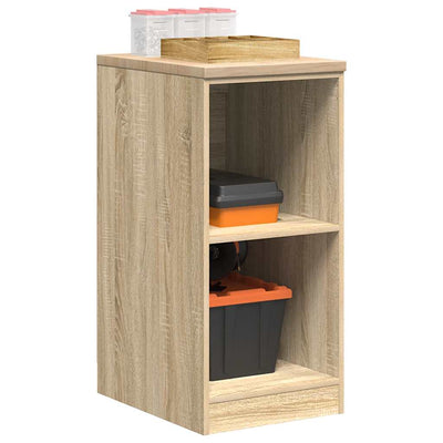 Vidaxx Garagenschrank 40x51x85 cm massives Kiefernholz Sonoma-Eiche farbig