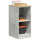 Vidaxx Garagenschrank 40x51x85 cm massives Kiefernholz betongrau