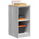 Vidaxx Garagenschrank 40x51x85 cm massives Kiefernholz grau Sonoma