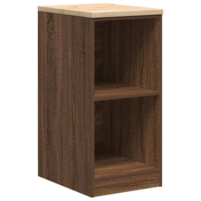 Vidaxx Garagenschrank 40x51x85 cm massives Kiefernholz, braune Eiche