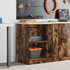 Vidaxx Garagenschrank 60x51x85 cm massives Kiefernholz, geräucherte Eiche