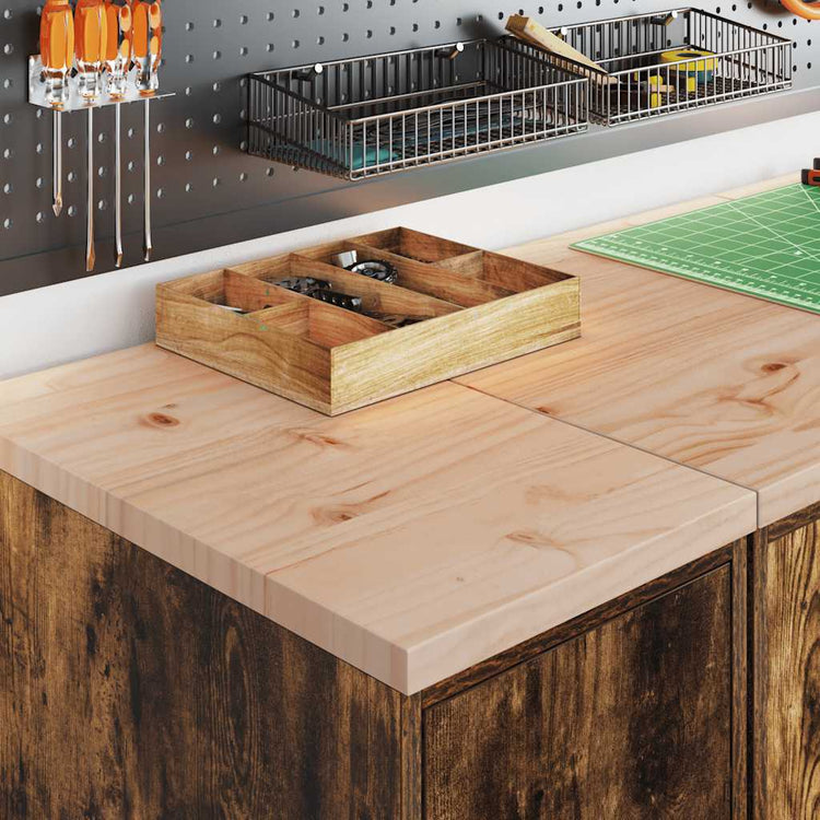 Vidaxx Garagenschrank 30x51x85 cm massives Kiefernholz, geräucherte Eiche