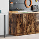 Vidaxx Garagenschrank 30x51x85 cm massives Kiefernholz, geräucherte Eiche