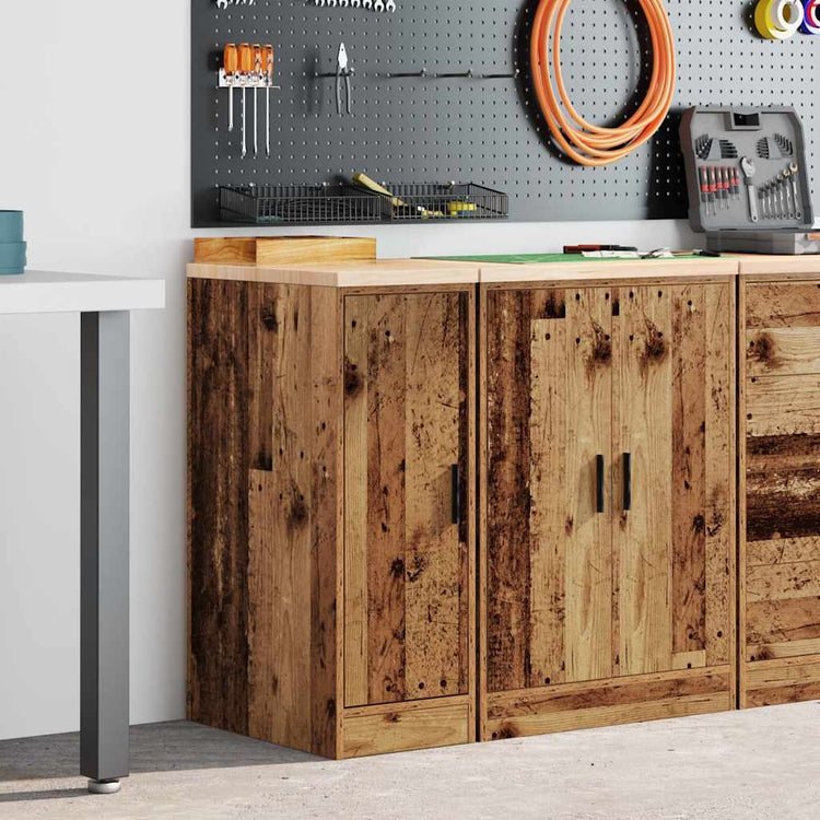 Vidaxx Garagenschrank 30x51x85 cm massives Kiefernholz Altholz