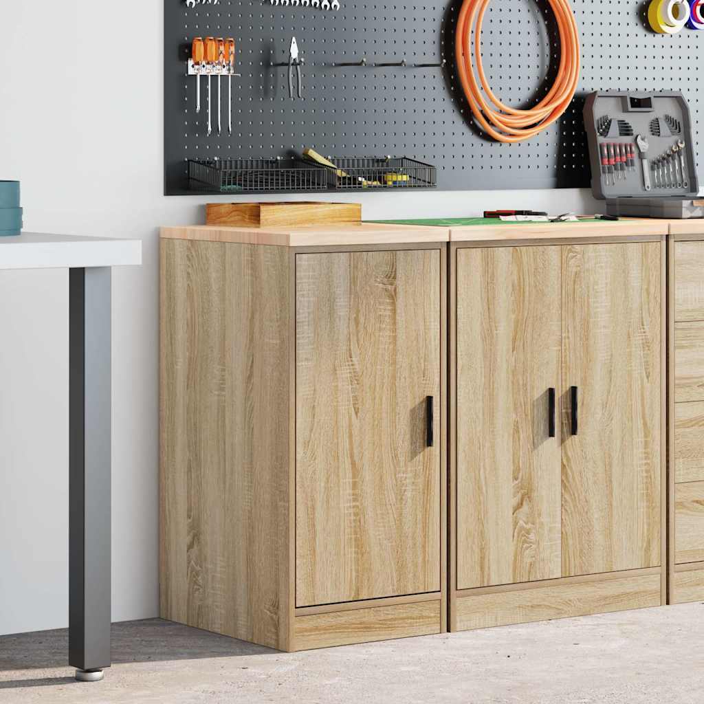 Vidaxx Garagenschrank 40x51x85 cm massives Kiefernholz Sonoma-Eiche farbig