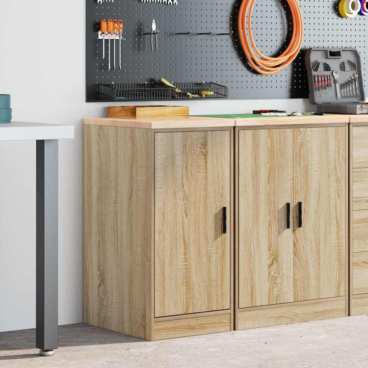 Vidaxx Garagenschrank 40x51x85 cm massives Kiefernholz Sonoma-Eiche farbig