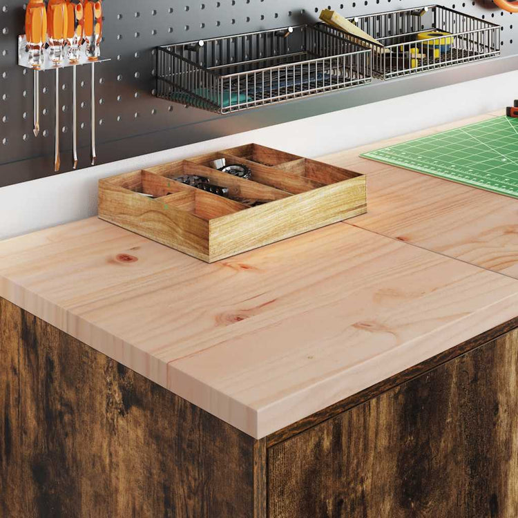 Vidaxx Garagenschrank 40x51x85 cm massives Kiefernholz, geräucherte Eiche