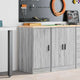 Vidaxx Garagenschrank 40x51x85 cm massives Kiefernholz grau Sonoma