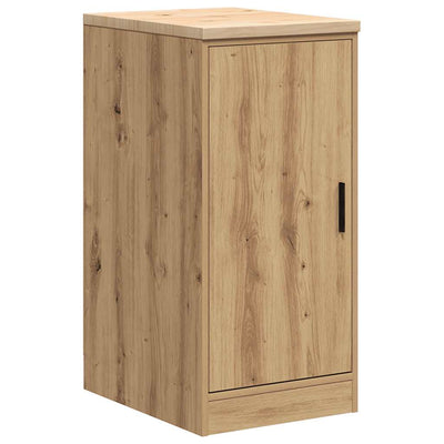 Vidaxx Garagenschrank 40x51x85 cm massives Kiefernholz Artisan Eiche gefärbt