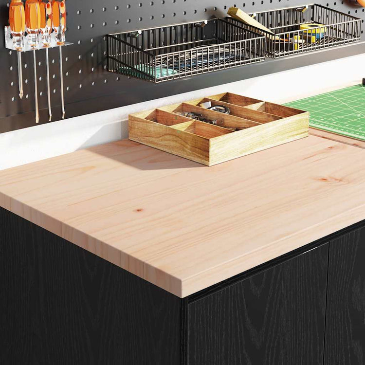 Vidaxx Garagenschrank 60x51x85 cm massives Kiefernholz schwarz
