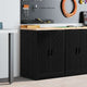 Vidaxx Garagenschrank 60x51x85 cm massives Kiefernholz schwarz