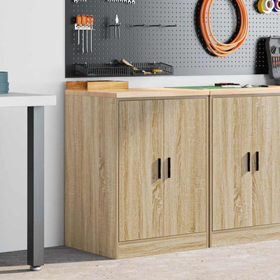 Vidaxx Garagenschrank 60x51x85 cm massives Kiefernholz Sonoma-Eiche farbig