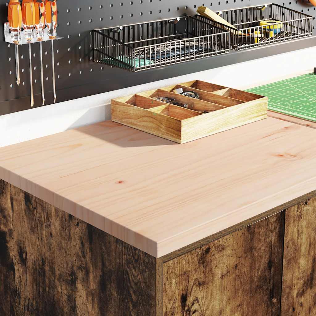 Vidaxx Garagenschrank 60x51x85 cm massives Kiefernholz, geräucherte Eiche