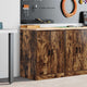 Vidaxx Garagenschrank 60x51x85 cm massives Kiefernholz, geräucherte Eiche