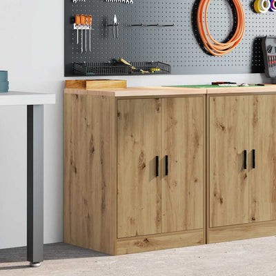 Vidaxx Garagenschrank 60x51x85 cm massives Kiefernholz Artisan Eiche gefärbt